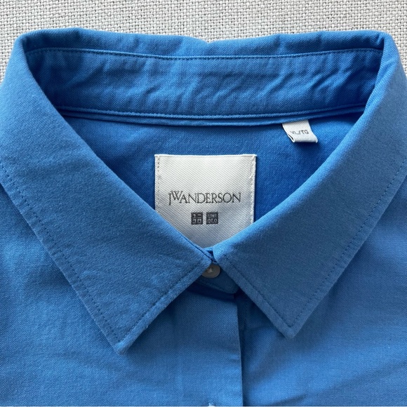 UNIQLO x JW Anderson • Oxford Blue Button-Up Top - Picture 11 of 13